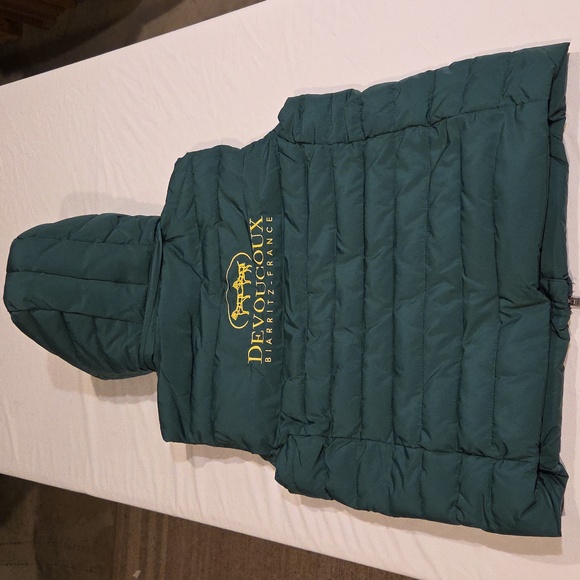 Devoucoux Green Puffer Vest Size XL NWT - Picture 6 of 11
